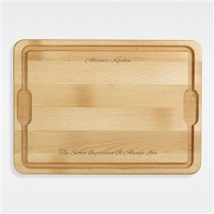 Engraved Maple Cutting Board for Her - 18x24 - 43242-XXL