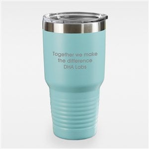 Write Your Own Engraved 30 oz. Steel Tumbler - Teal - 43272-T
