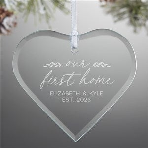 Our First Home Heart Personalized Ornament - 43305-S