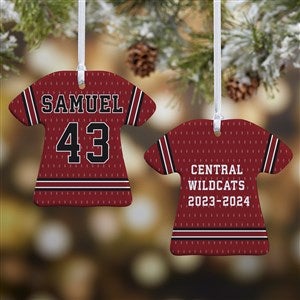2-Sided Sports Jersey Personalized T-Shirt Ornament - 43308-2