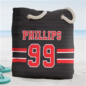 Sports Jersey Personalized Beach Bag- Large - 43727-L