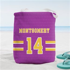 Sports Jersey Personalized Beach Bag- Small - 43727-S