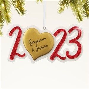 2023 Couples Personalized Ornament - 43981