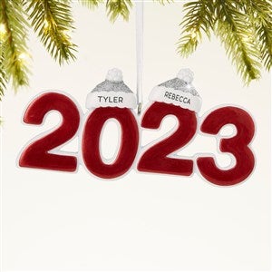 2023 Family Personalized Ornament- 2 Name - 43983-2