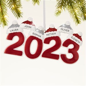 2023 Family Personalized Ornament- 6 Name - 43983-6