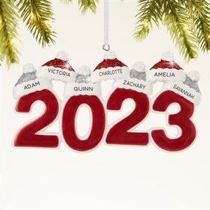 2023 Family Personalized Ornament- 7 Name - 43983-7