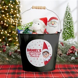 The Elf on the Shelf® Personalized Large Metal Bucket-Black - 44043-BL