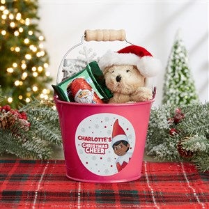 The Elf on the Shelf® Personalized Mini Metal Bucket-Pink - 44043-P