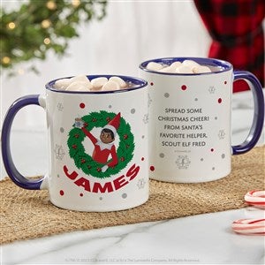 The Elf on the Shelf® Personalized Christmas Mug 11 oz.- Blue - 44046-BL
