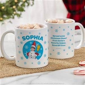 The Elf on the Shelf® Snowball Personalized Christmas Mug 11 oz.- White - 44163-S