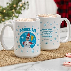 The Elf on the Shelf® Snowball Personalized Christmas Mug 15 oz.- White - 44163-L