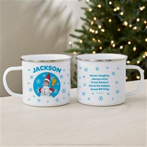 The Elf on the Shelf® Snowball Personalized Christmas Camp Mug- Large - 44164-L