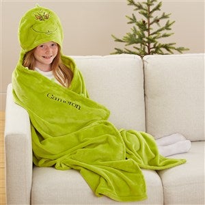 The Grinch Personalized Hooded Blanket - 44243