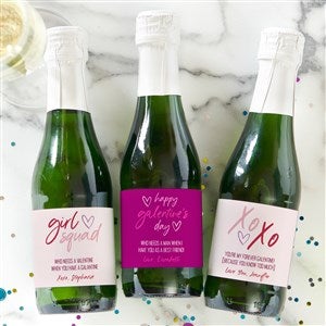 Galentine's Day Personalized Mini Liquor Bottle Labels - 44447