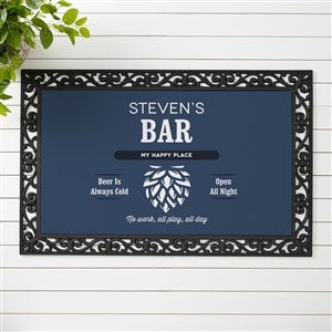 His Place Personalized Doormat- 20x35 - 44548-M