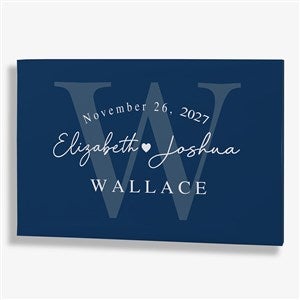 Simply Us Personalized Wedding Canvas Print - 32