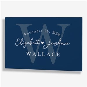 Simply Us Personalized Wedding Canvas Print - 32