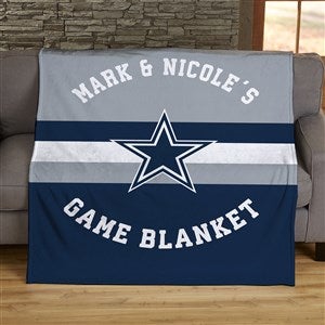 NFL Classic Dallas Cowboys Personalized 60x80 Plush Fleece Blanket - 44748-FL