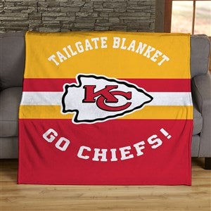NFL Classic Kansas City Chiefs Personalized 60x80 Plush Fleece Blanket - 45052-FL