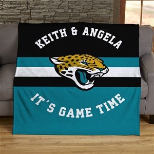 NFL Classic Jacksonville Jaguars Personalized 50x60 Plush Fleece Blanket - 45070-F