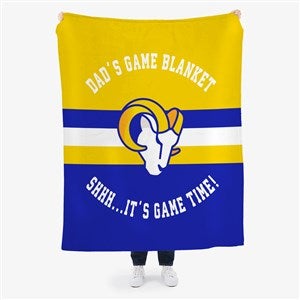 NFL Los Angeles Rams Classic Personalized 50x60 Plush Fleece Blanket - 45072-F