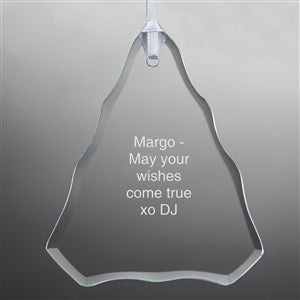 Engraved Glass Tree Ornament - 45792-N