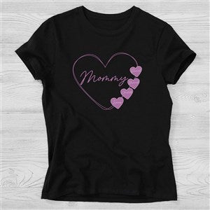 A Mother's Heart Personalized Hanes® Ladies Fitted Tee - 45852-FT