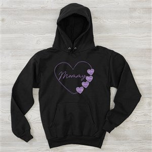A Mother's Heart Personalized Hanes® Ladies Hooded Sweatshirt - 45863-BHS
