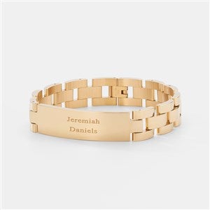 Engraved Golden ID Bracelet - 45922