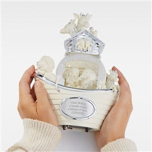 Engraved Noah's Ark Snow Globe