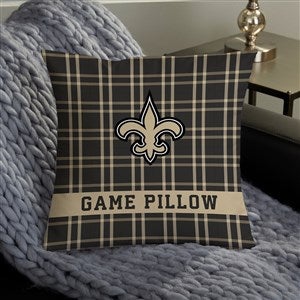 NFL New Orleans Saints Plaid Personalized 14
