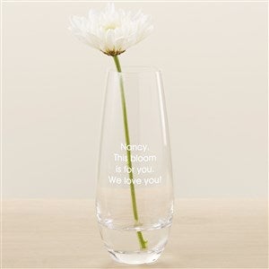 Etched Glass Bud Vase - 46552