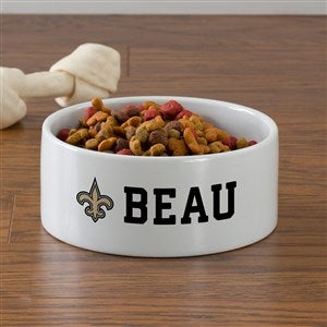 NFL New Orleans Saints Personalized Dog Bowl - Large - 46943-L