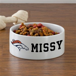 NFL Denver Broncos Personalized Dog Bowl - Large - 46945-L
