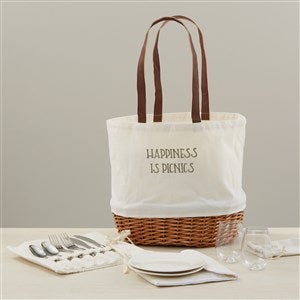 Write Your Own Embroidered Picnic Basket For Two - 46979