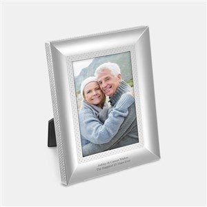 Engraved Waterford Lismore Diamond Silver 5x7quot; Frame - 47087