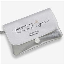 We're Engaged Personalized Wristlet - 47277