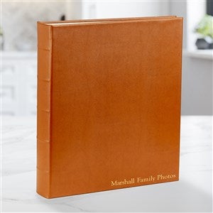 Personalized Large Three-Ring Photo Album - Tan - 47315D-T