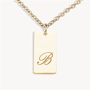 Personalized Dainty Initial Pendant - Gold - 47518D-GP