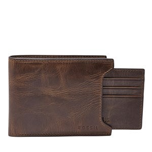 Engraved Fossil Derrick Brown 2-in-1 Wallet - 47736