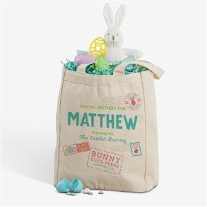 Special Delivery Personalized Easter Canvas Tote Bag - Small - 47793-S