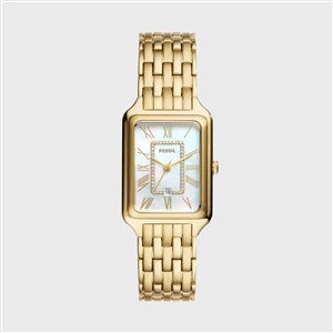 Engraved Fossil Raquel Gold Watch - 26MM - 48192