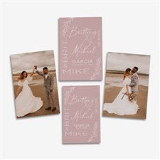 Elegant Couple Personalized Set of 4 Replacement Panels - 48453-S