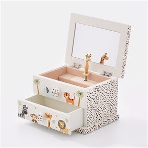 Engraved Safari Musical Jewelry Box - 48476