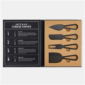 Matte Black Cheese Knives Set - 48954
