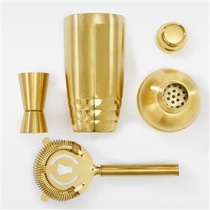 Lenox Tuscany Classics Shaker Per Cocktail In Acciaio 18/10 – Con Jigger E Colino, Finitura Oro Metallizzato - 4