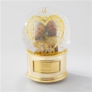 Engraved 50th Anniversary Snow Globe - 49935