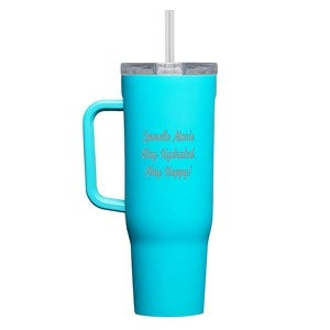 Engraved Corkcicle 40oz Cruiser in Capri Blue - 50220