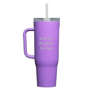 Engraved Corkcicle 40oz Cruiser in Varsity Purple - 50222