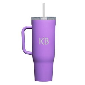 Engraved Corkcicle Monogram 40oz Cruiser in Varsity Purple - 50223